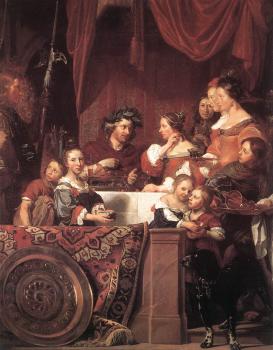 簡 德 佈雷 The de Bray Family, The Banquet of Antony and Cleopatra
